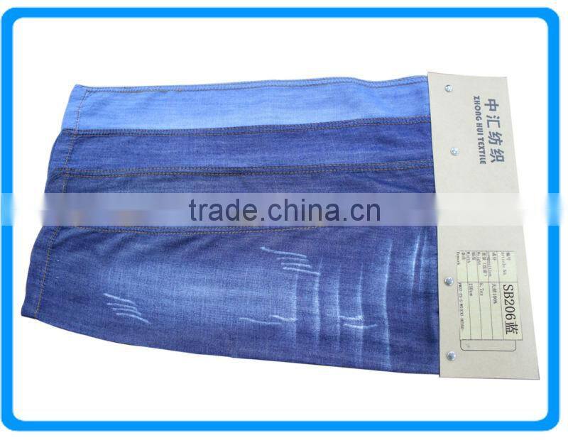 100% tencel denim fabric 5.7oz blue plain weave