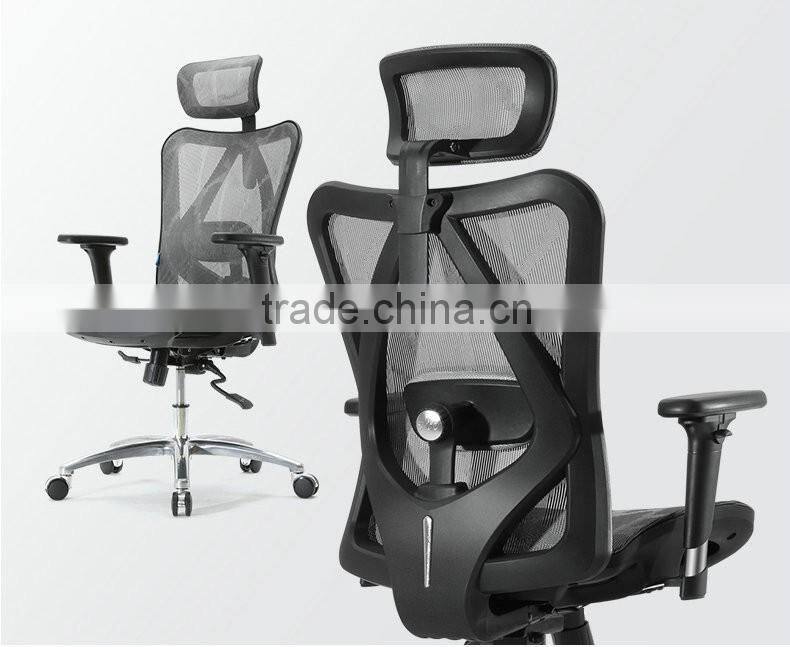 2016 most popular new design white modern multi functional ergo mesh chairs