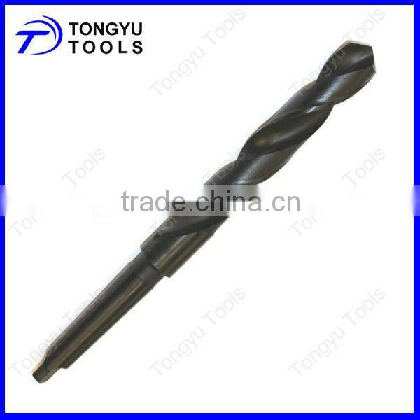 DIN345 HSS Morse Taper Drill Bits Black Finish Fully Ground Drill Bits