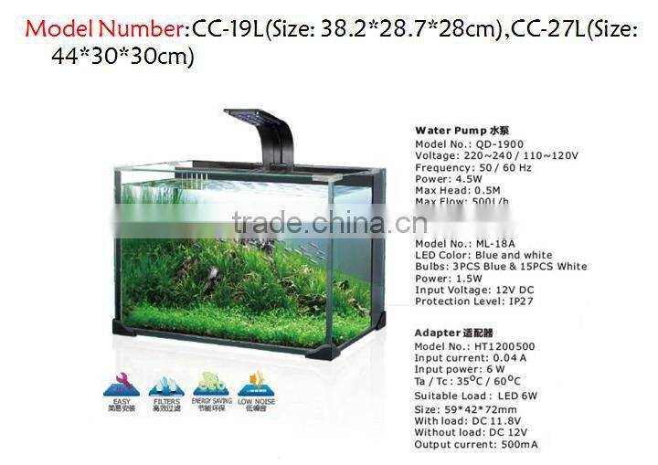 Coffee table fish tank aquarium fish tank imported