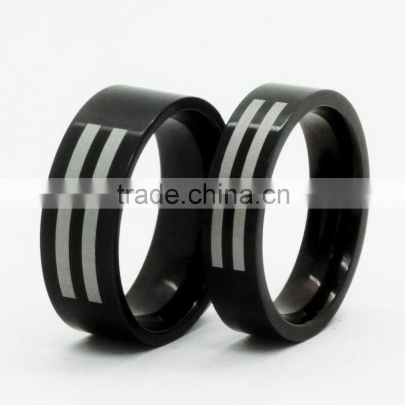 stainless steel engagement rings with stones