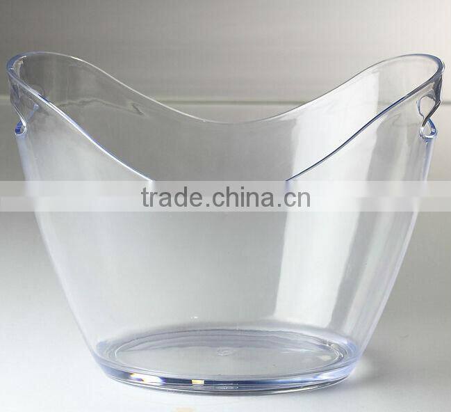 3.5L Mini Plastic acrylic ice bucket for beer promotion, champagne wine ice bucket for party