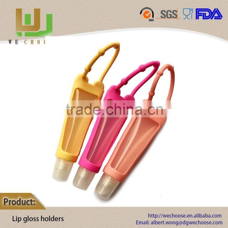 Online buy wholesale for 2016 hot sell silicone lip carrier,silicone lip gloss cover/ case from china,Pocketbac silicone lip