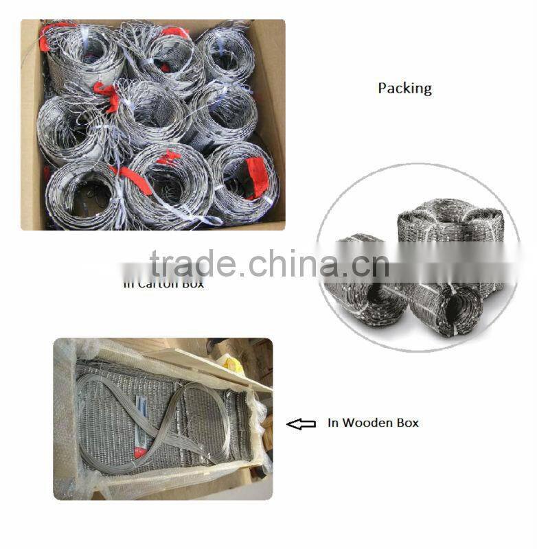 stainless steel aviary rope wire mesh