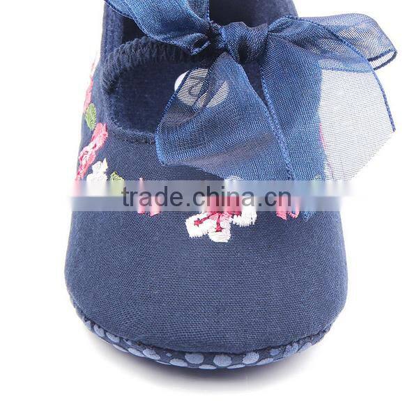 2016 spring baby dress shoes with tapestry wholesale kids shoes