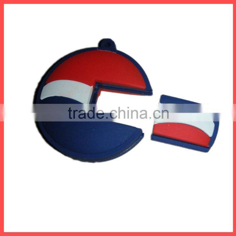 OEM fashion soft pvc usb cap