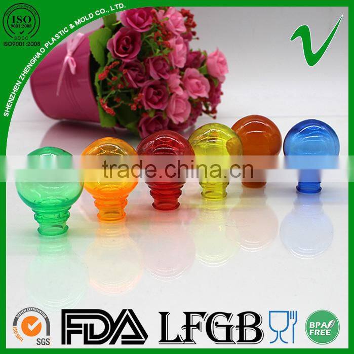 mini colorful ball shape plastic christmas candy jar wholesale