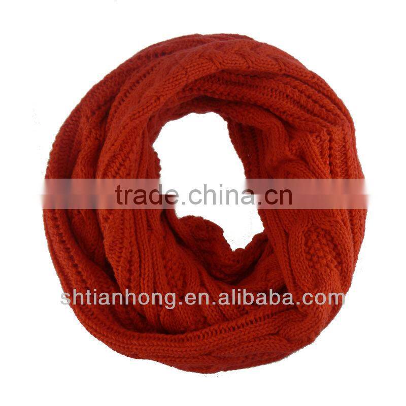 winter fashion unisex knitted camo scarf