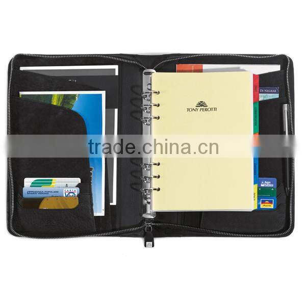 A5 leather ring pretty organizer agenda