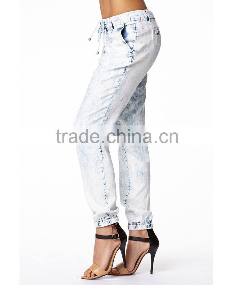 Top quality women Mineral Wash Joggers (LOTX160)