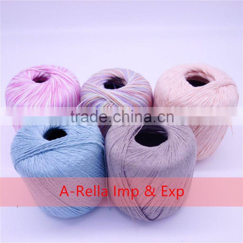 100% acrylic yarn hand knitting yarn in ball dyed for baby knitting yarn