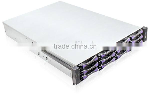 2u hot swap rack server chassis