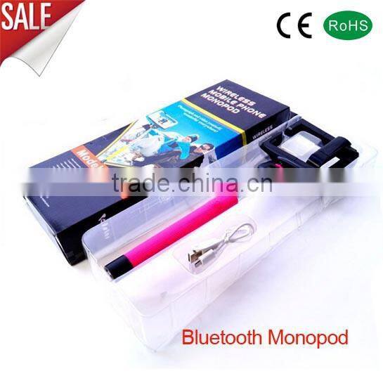 selfie monopod with stainless steel pipe