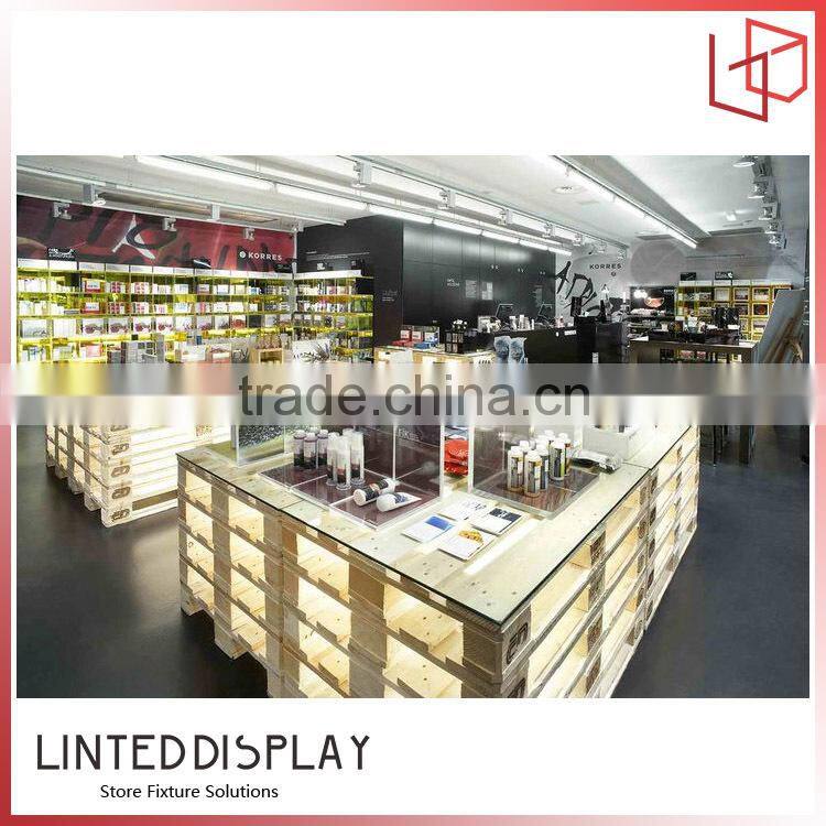 Factory direct sale customized acrylic display stand with lights
