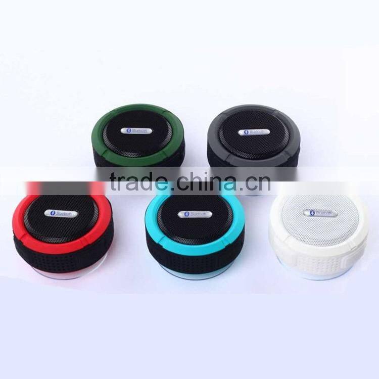 C6 portable Bluetooth Shower Speaker with Microphone