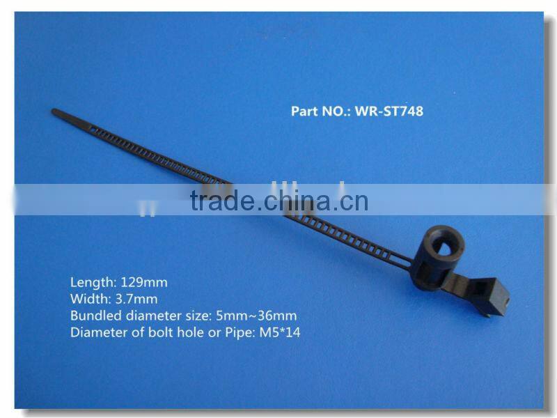 pa66 nylon Cable Ties for Weld Studs
