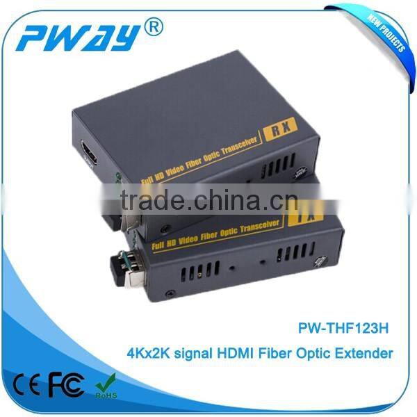 2km-10km resolution up to1080P HDMI Fiber Extender support 3D Over one fiber optic cable
