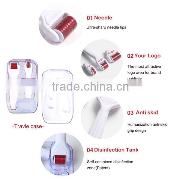 Mts derma meso roller micro needle skin roller 4 in 1 facial massager