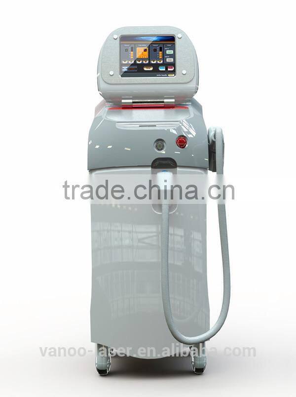 Promotion !!! 808nm diode laser in motion hair removal machine