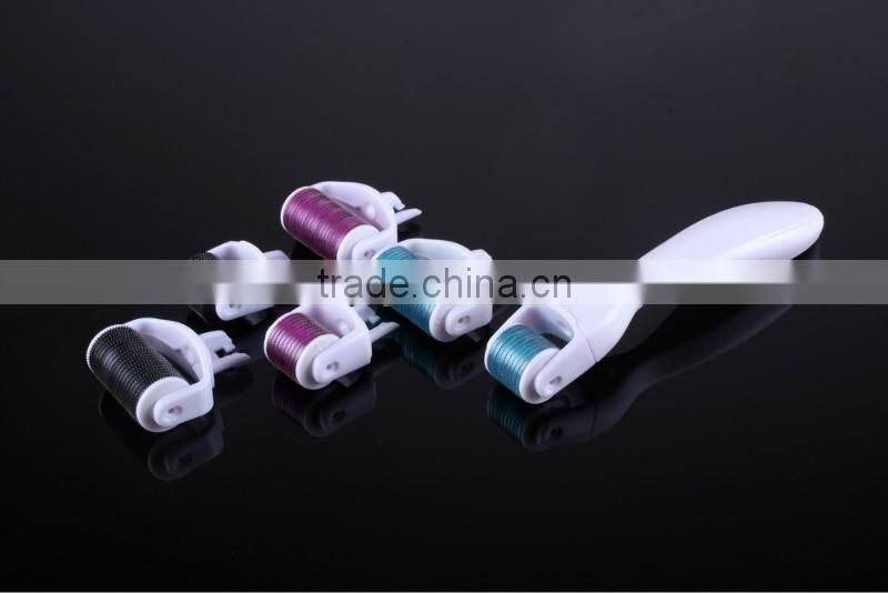 2015 Newest Golden Body Roller Micro needle Titanium Derma Roller On Big Sales - L008