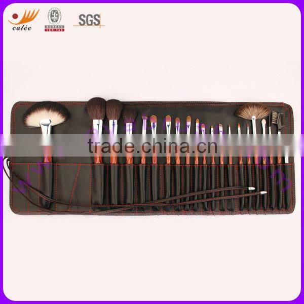 21pcs Natural Hair Special Shape Wood Handle Professional Makeup Brush Set