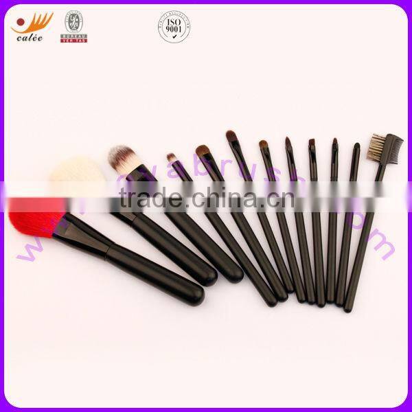 12pcs Travel Essential Cosmetic Brush Set