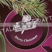 Promotional Beveled Jade Glass Moon Ornament/Blank Moon ornaments