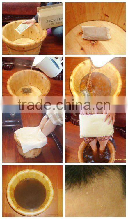 Mugwort leaf powder for foot bath