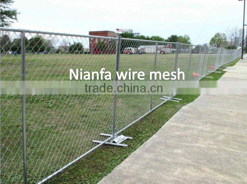 temporary construction chain link fence for USA(Guangzhou Factory)