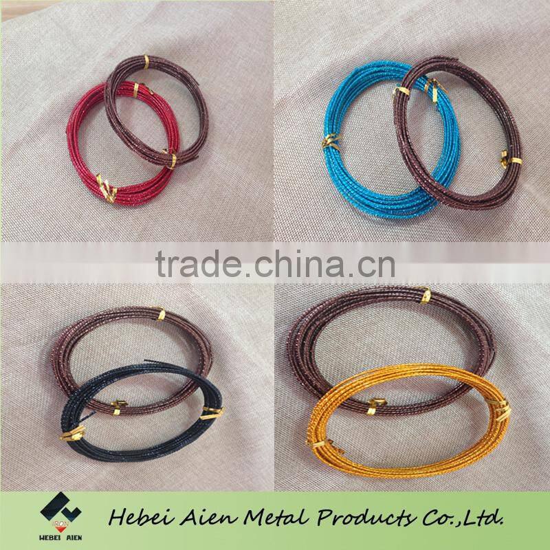 colorful handmade aluminum wire
