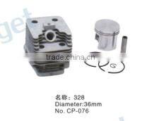 China manufacturer cylinder series 328 grass trimmer spare parts cylinder piston assy