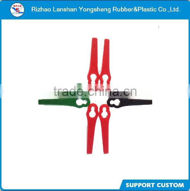 Colorful PP Plastic Lawnmower Blade for UK market