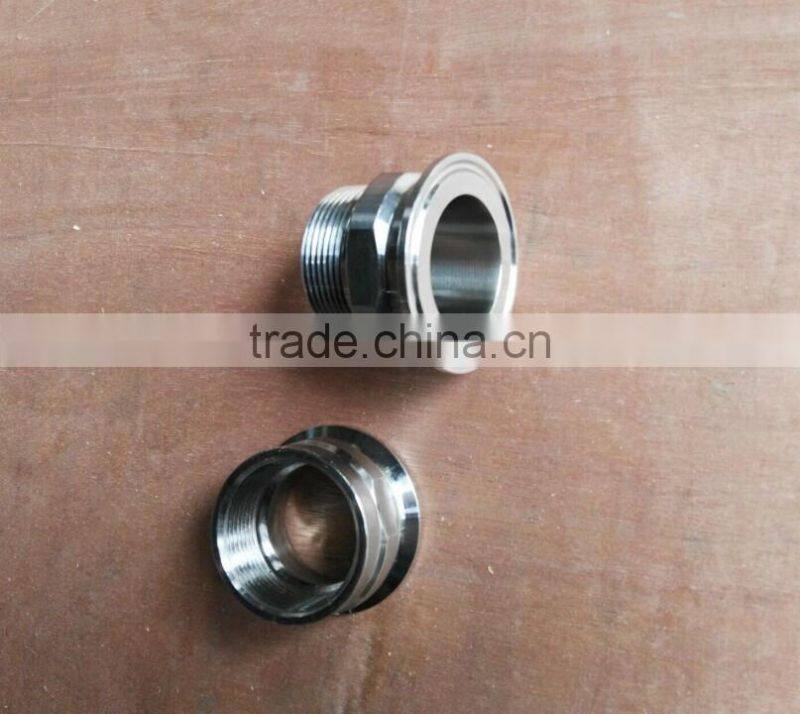 stainless steel sanitary clamp threaded ferrule