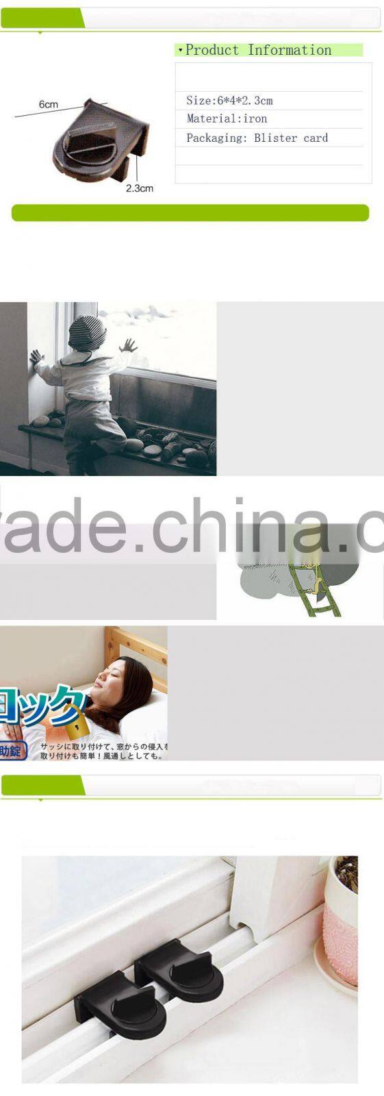 Hot Children Safe Security Sliding Window Door Sash Lock Restrictor Safety Catch