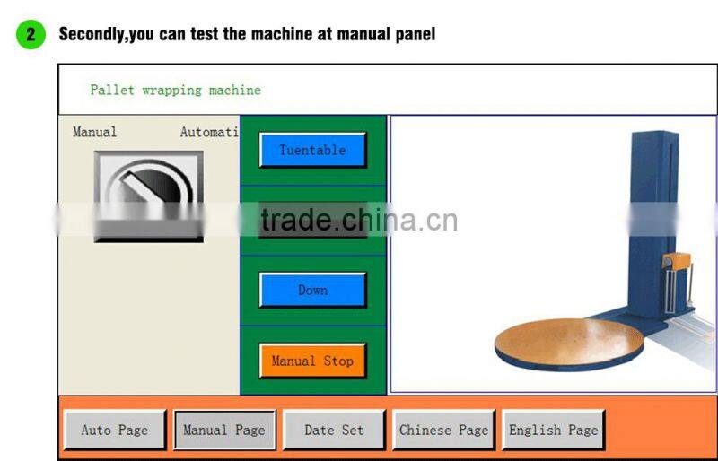 Pallet wrapping mchine