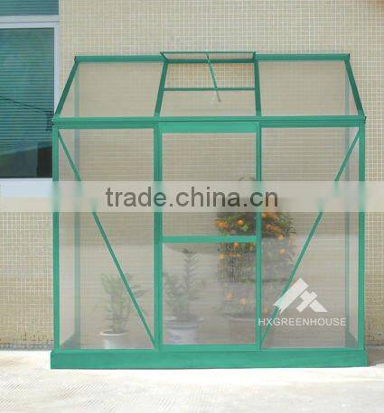 Low cost halls popular lean-to plastic cover mini indoor greenhouse for tomato flower for sale HX64312