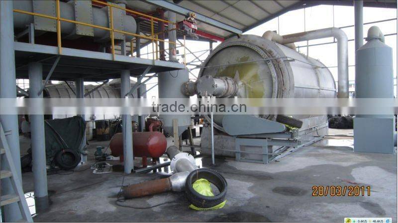 2014 New Tech For 10Ton Medical Waste Recycling Plant Getting Fuel Oil By Pyrolysis Way