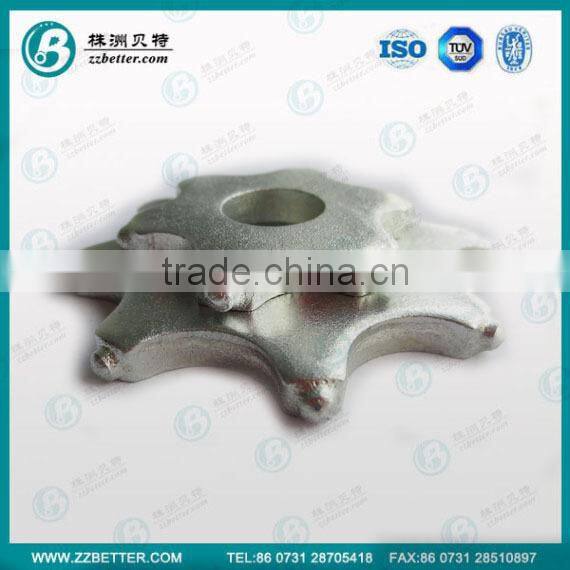 6 point carbide tip scarifier cutter