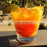 2014 hot selling novelty inexpensive glassware supplier red wine glass cup