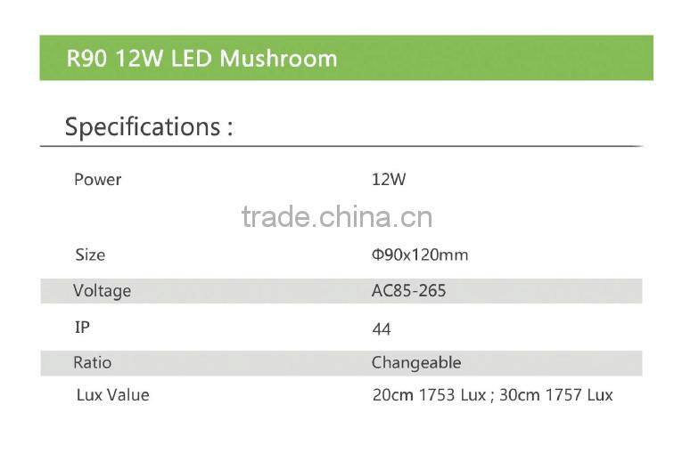 Epistar SMD3070 R90 12W LED Grow Light Bulb