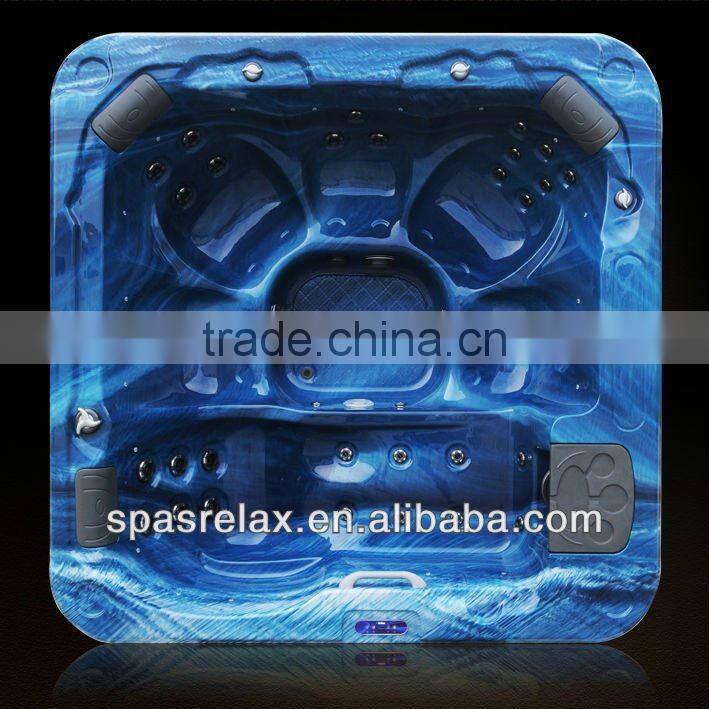 Garden house Japan sex massage hot tub with 3 phase electric water heater Balboa tube --A610