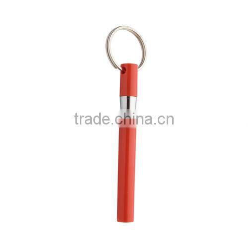 Colorful promotional mini pen plastic ball pen with metal ring