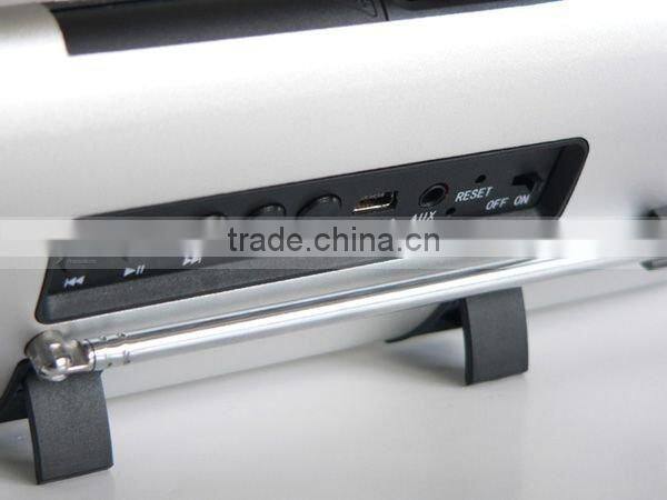 FM radio clock portable speaker