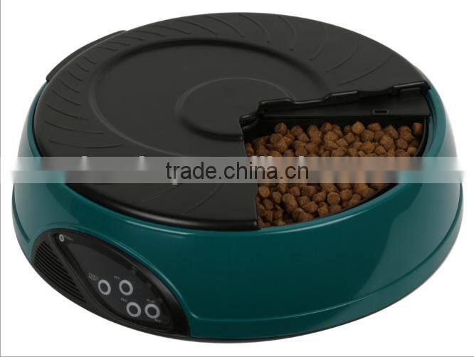 European/American Hot Trendancy Automatic Pet Feeders, 4 Meals Seperate Large Trays Automatic Pet Feeder For Wholesale