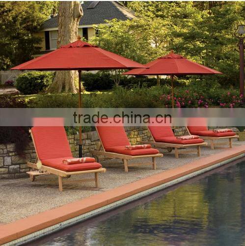 2016 Modern Design Oxford Garden Classic elegant teak wood chaise lounge