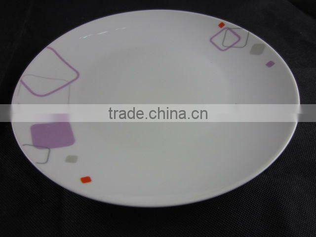 12 pcs dinnerware set with pig pattern decal