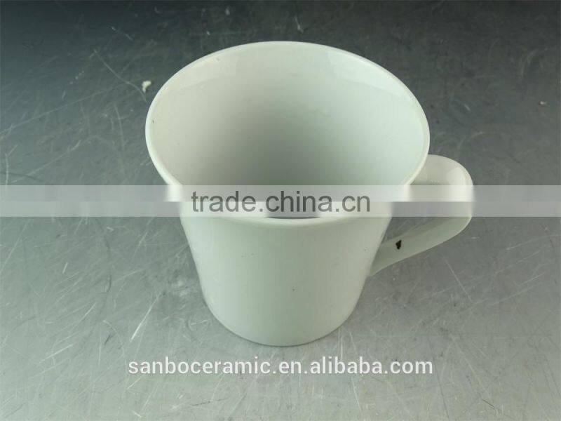 Stock Hot sale Cheap white Ceramic coffee mug creamics tea cup