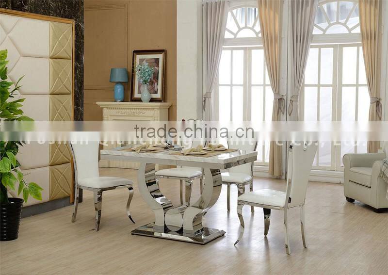 Marble Top TV Stand Folding Table Living Room Furniture