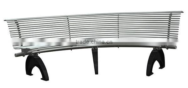 Steel Metal modern commercial seating benches