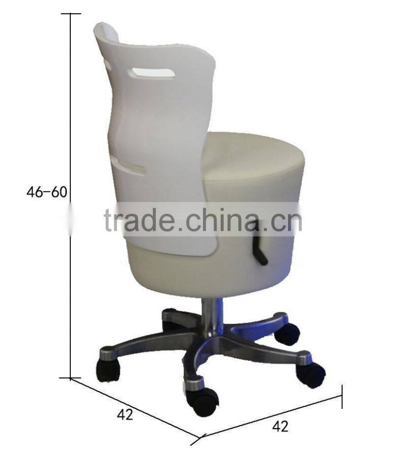 Potable movable Ottoman stool hydraulic chair with wheels used salon furniture DS-319055